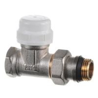 Кран термостатичний KR-953-Gi/1/2"/прямий/"антипротечка"/з попереднім налаштуванням (KR3070)